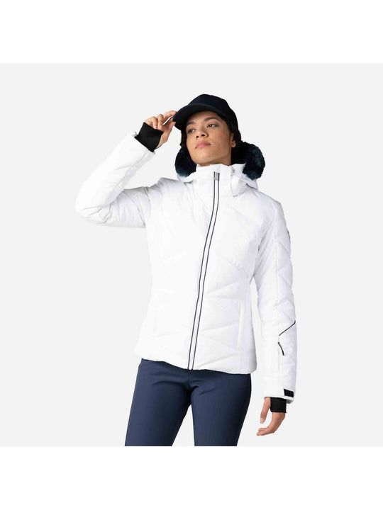 Kurtka na narty damska Rossignol W Staci Jkt biały - narciarska - Adventure Sports
