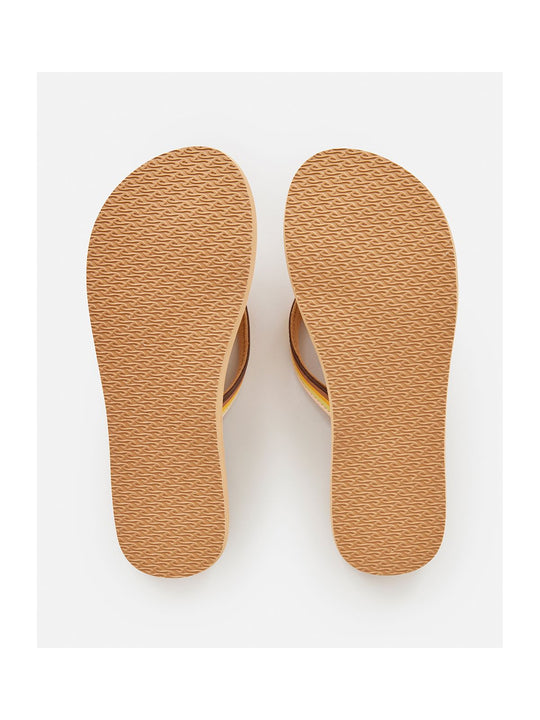 Klapki RIP CURL Freedom Bloom Open Toe złoty - Adventure Sports
