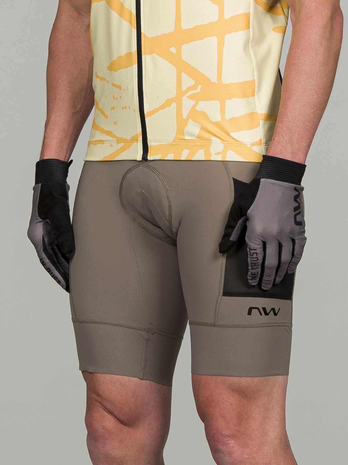 Rękawice rowerowe NORTHWAVE Air LF beżowy - Rękawiczki - Adventure Sports