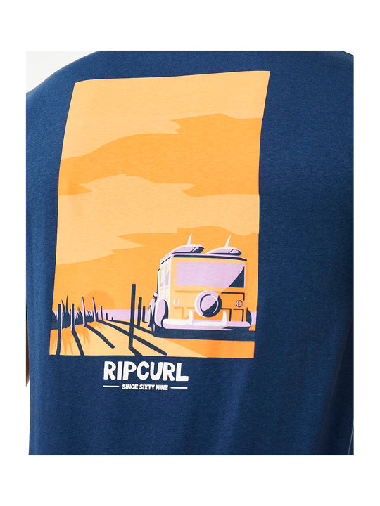 Koszulka RIP CURL Keep On Trucking Tee granatowy - Adventure Sports
