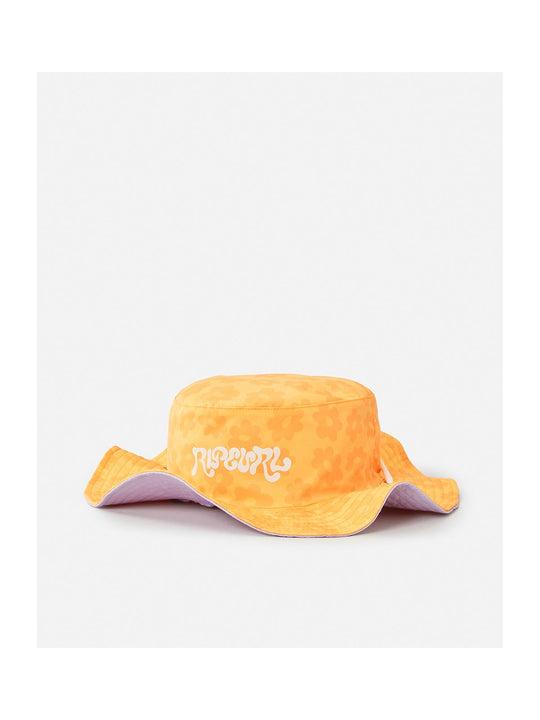 Kapelusz RIP CURL Mixed Revo Upf Bucket Hat-Girl pomarańczowy
