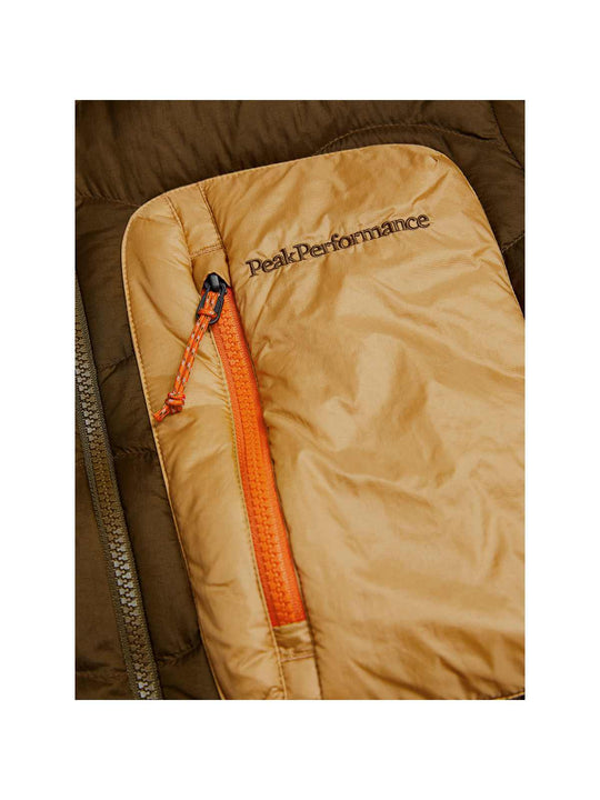 Kurtka PEAK PERFORMANCE Helium Utility Down Hood Jacket Men brązowy
