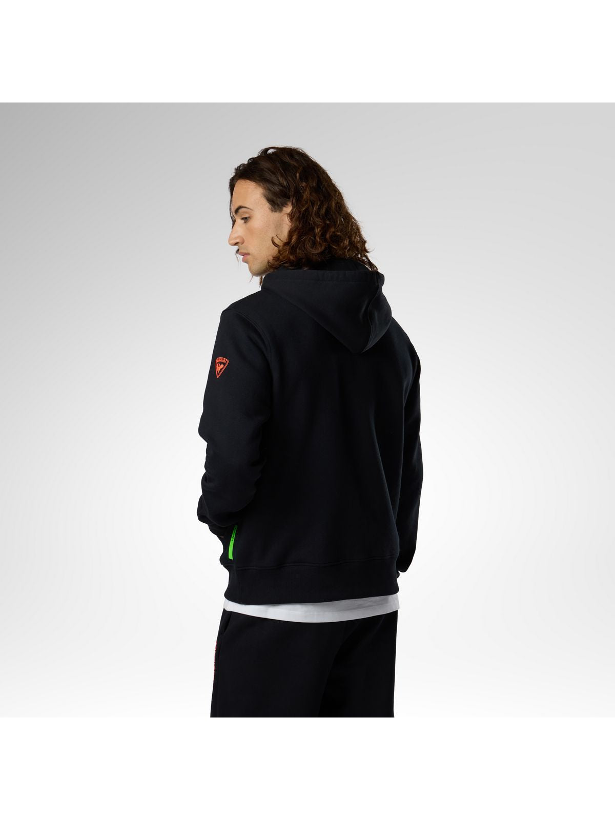 Bluza męska ROSSIGNOL M Hero Full Zip Hoodie czarna