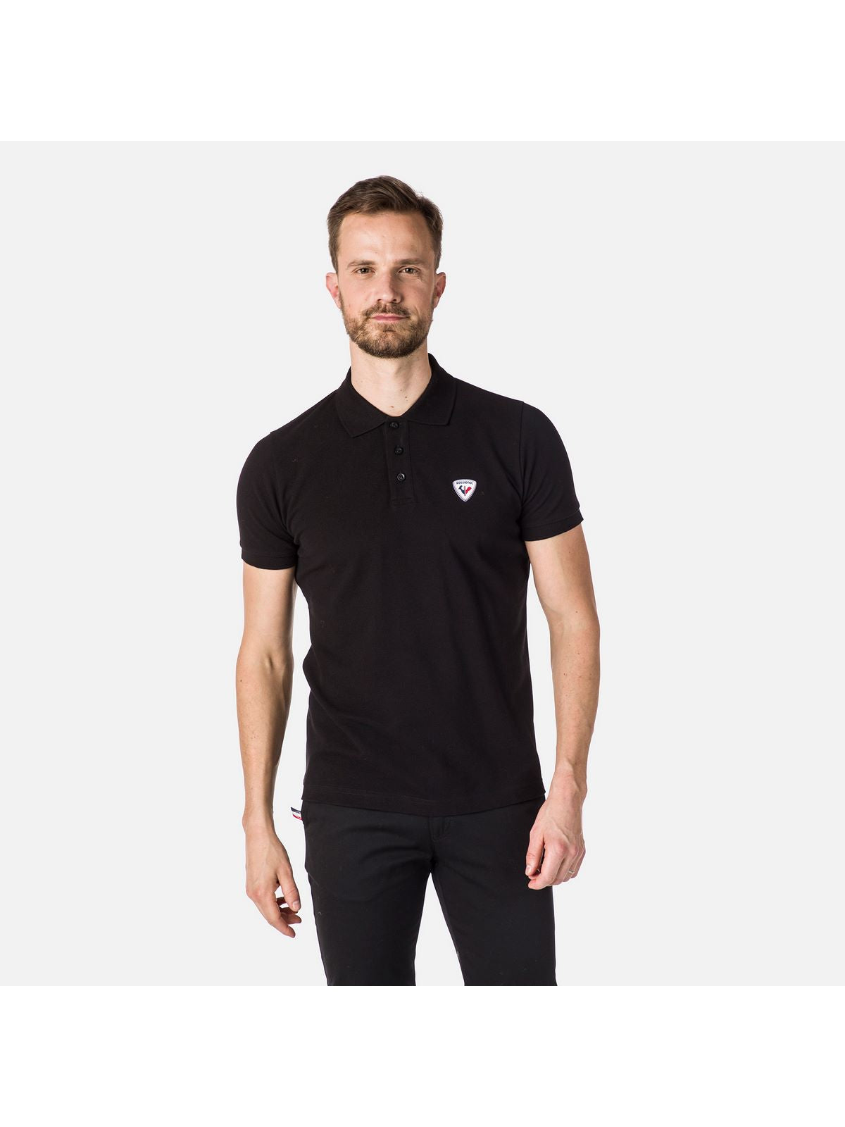 Koszulka Rossignol Hero Polo czarny - Adventure Sports