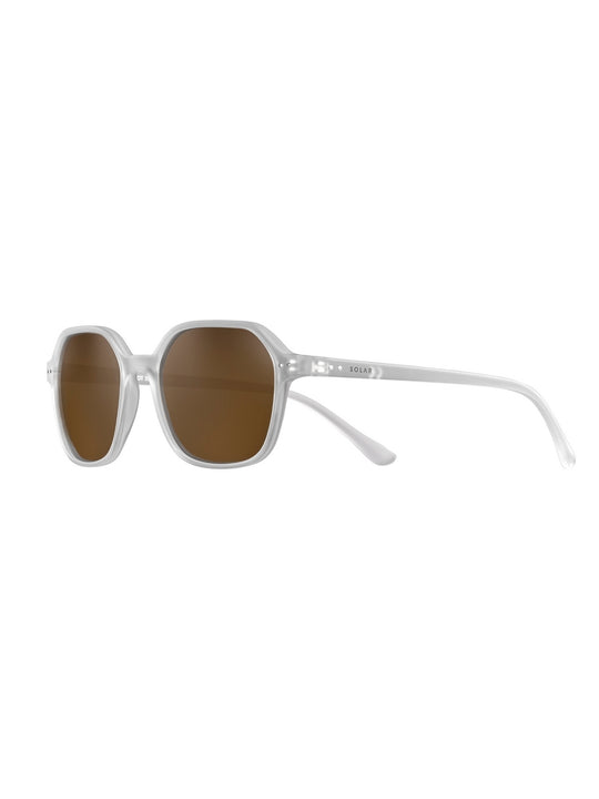 Okulary przeciwsłoneczne SOLAR Margot - cat.3 Polarized - Matte Transparent
