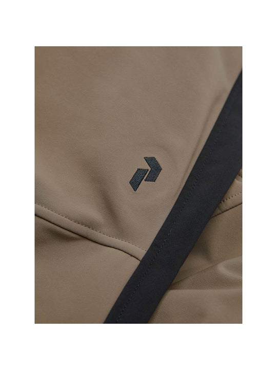 Spodnie narciarskie damskie PEAK PERFORMANCE Stretch Softshell Bib Ski Pants brązowe
