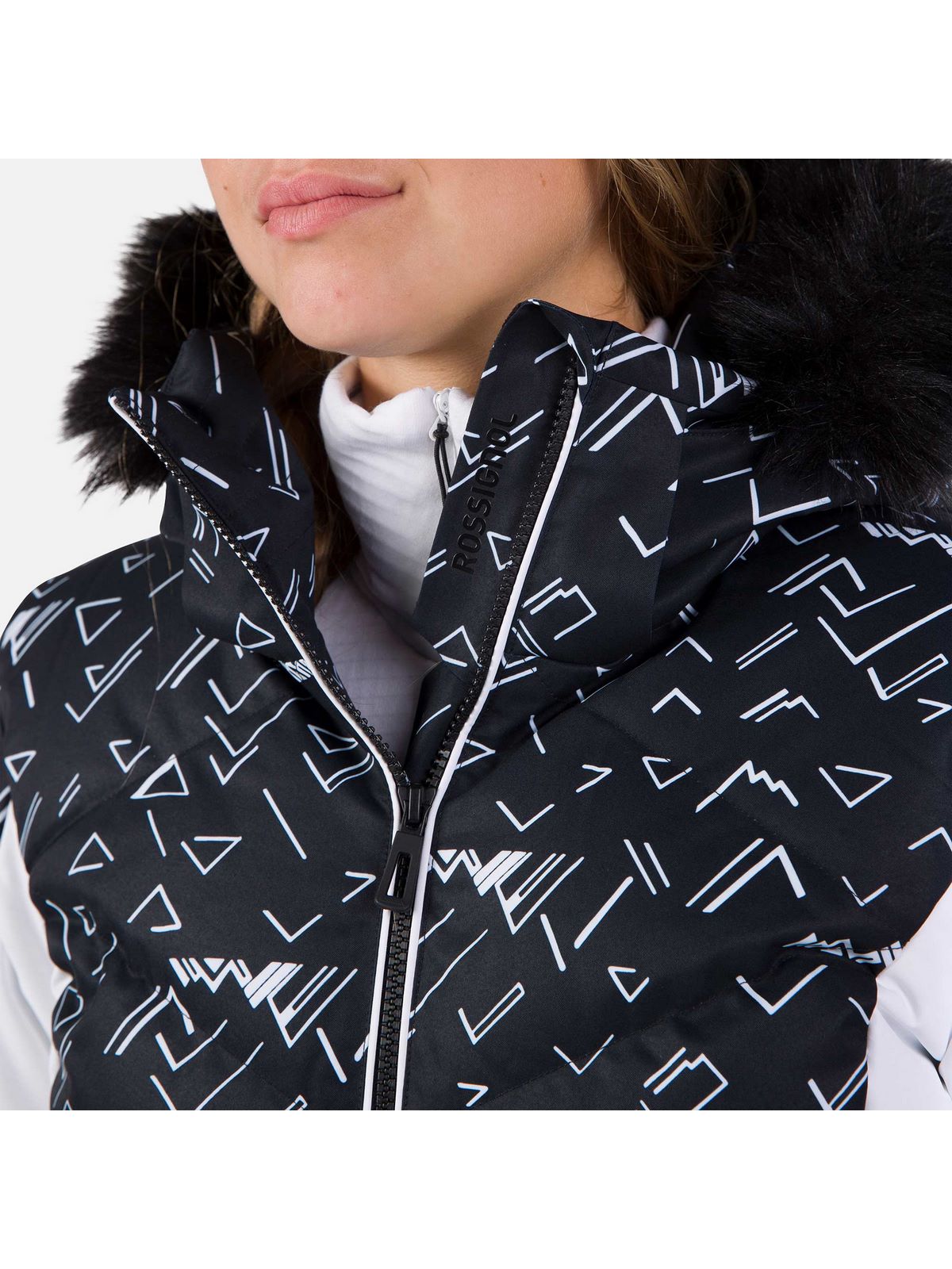 Kurtka na narty damska Rossignol W Staci Pr Puffy Jkt czarny - narciarska - Adventure Sports