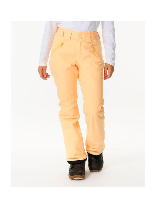 Spodnie narciarskie RIP CURL Rider High Waist Pant 10K/10K pomarańczowy - Adventure Sports
