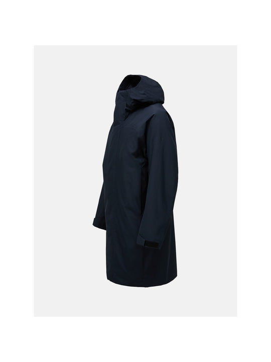 Parka męska PEAK PERFORMANCE Treeline HIPE 2L Insulated Shell Parka czarna
