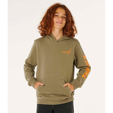 Bluza chłopięca RIP CURL Eternal Shred Art Hood-Boy zielona
