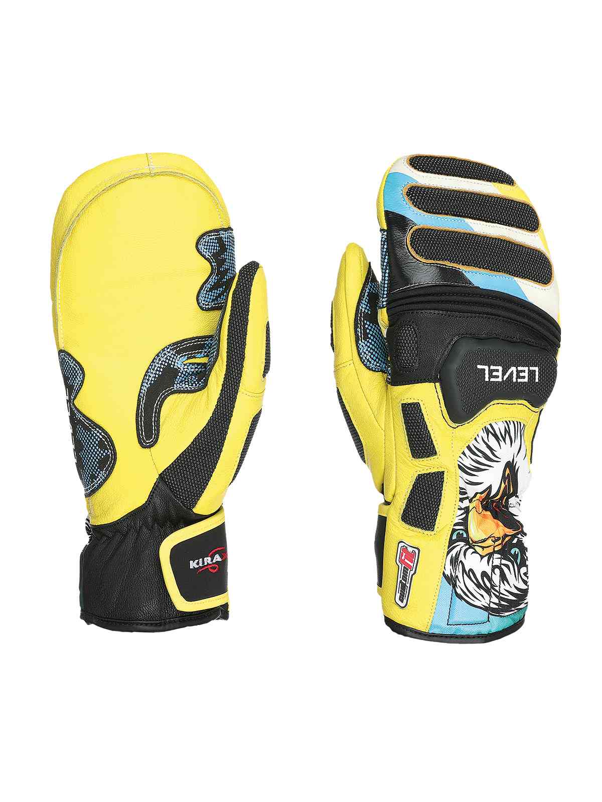 Rękawice narciarskie LEVEL SQ CF Mitt PK Rainbow