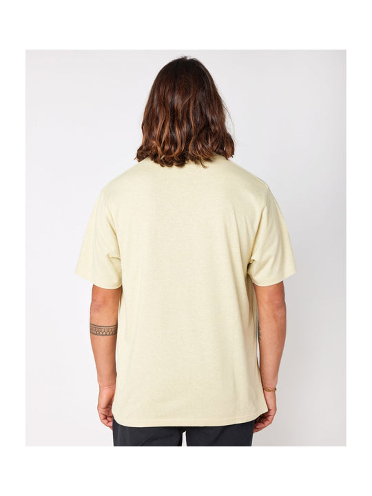 Koszulka RIP CURL Shaper Emb Tee żółty - Adventure Sports
