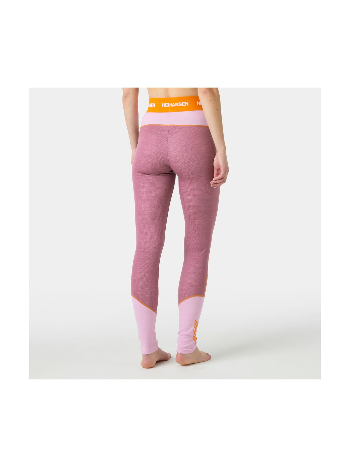 Bielizna termiczna damska HELLY HANSEN W LIFA MERINO MIDWEIGHT PANT fioletowa