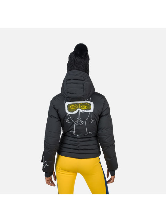 Kurtka Rossignol W Stellar Down Jkt czarny - narciarska - Adventure Sports
