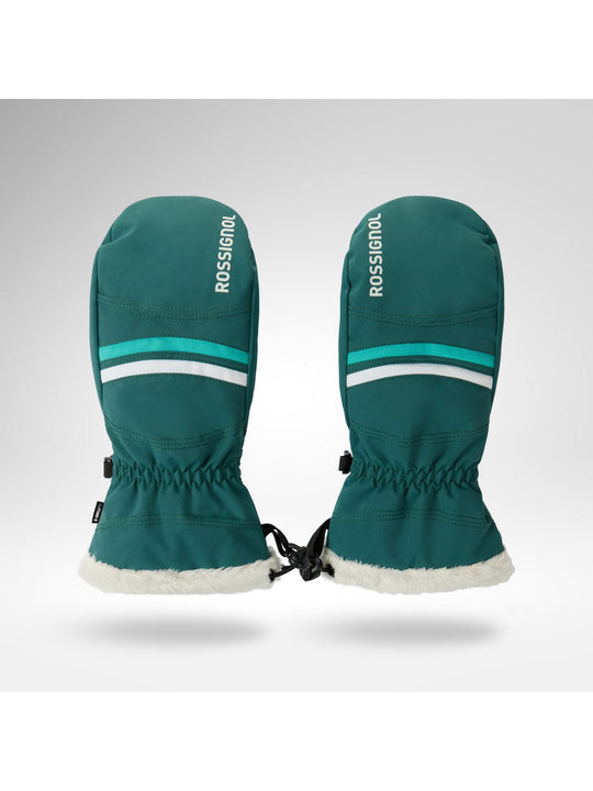 Rękawice narciarskie damskie ROSSIGNOL W Piste Mittens R-Shell Dry zielone
