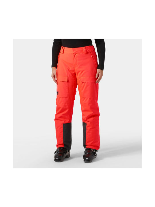 Spodnie narciarskie damskie HELLY HANSEN W SWITCH CARGO 2.0 PANT czerwone
