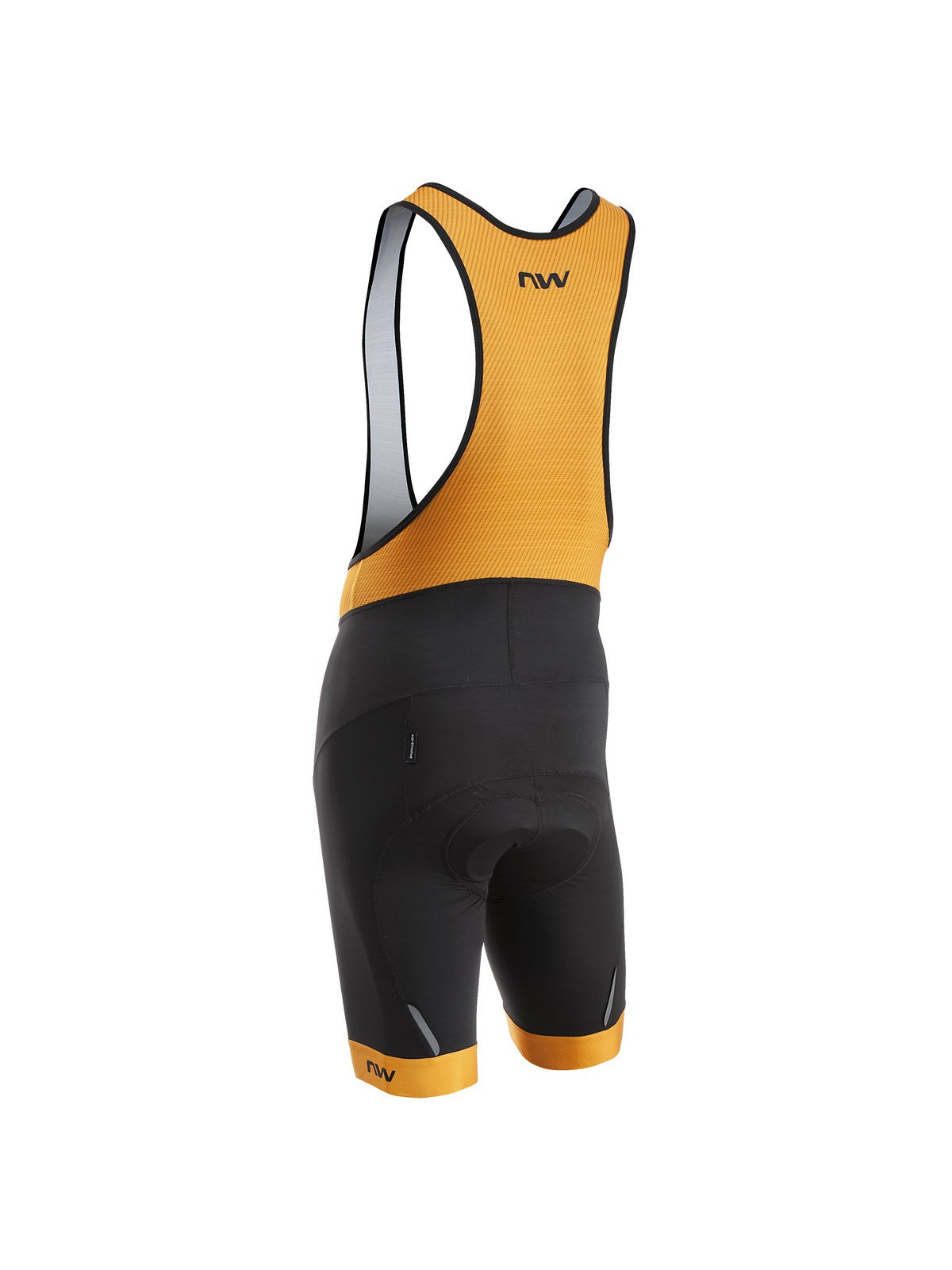 Spodenki rowerowe NORTHWAVE Force Evo Bibshort czarno żółty - Adventure Sports