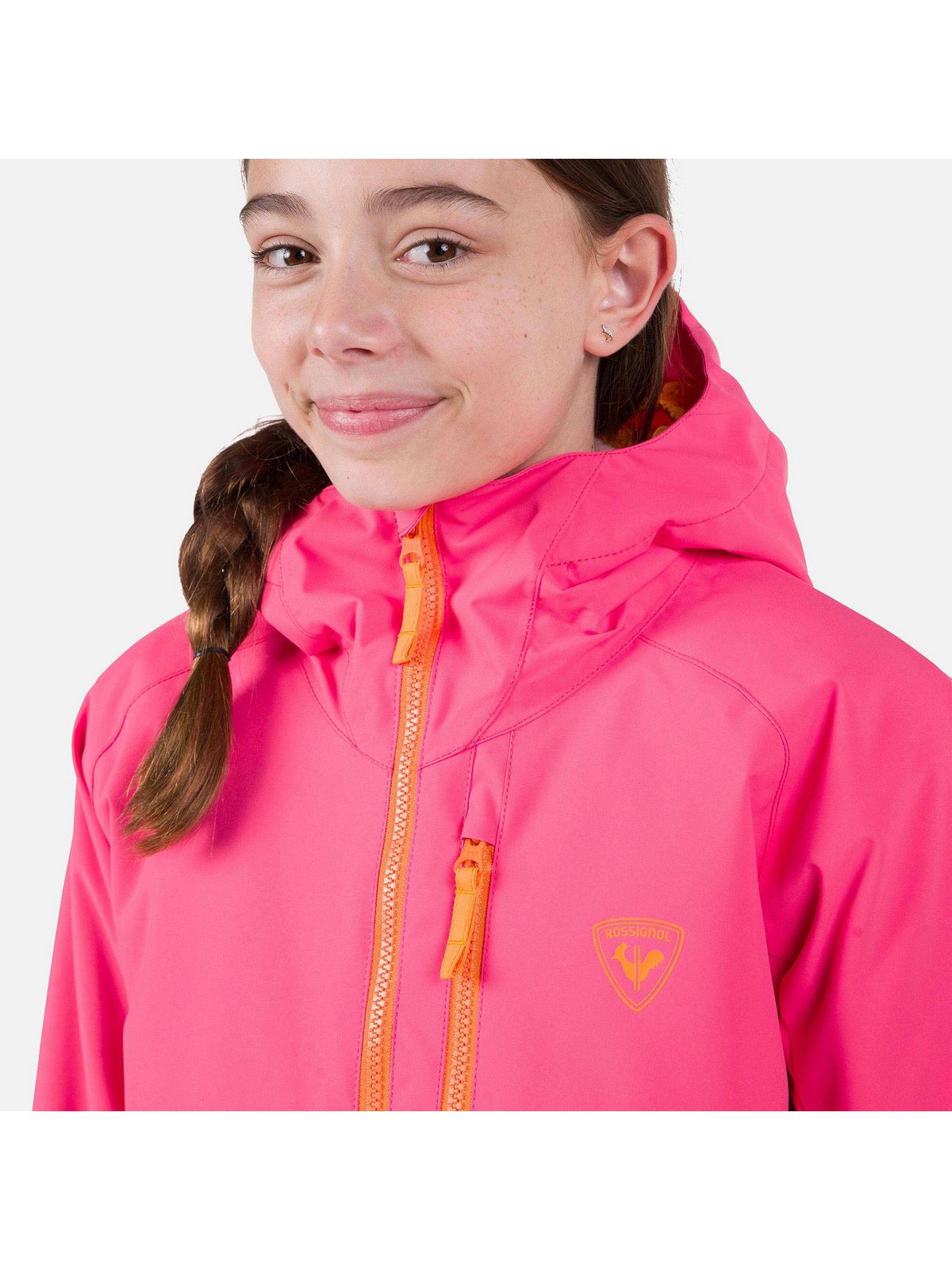 Kurtka narciarska dziecięca Rossignol Jr Wispile Jkt czerwony - Adventure Sports