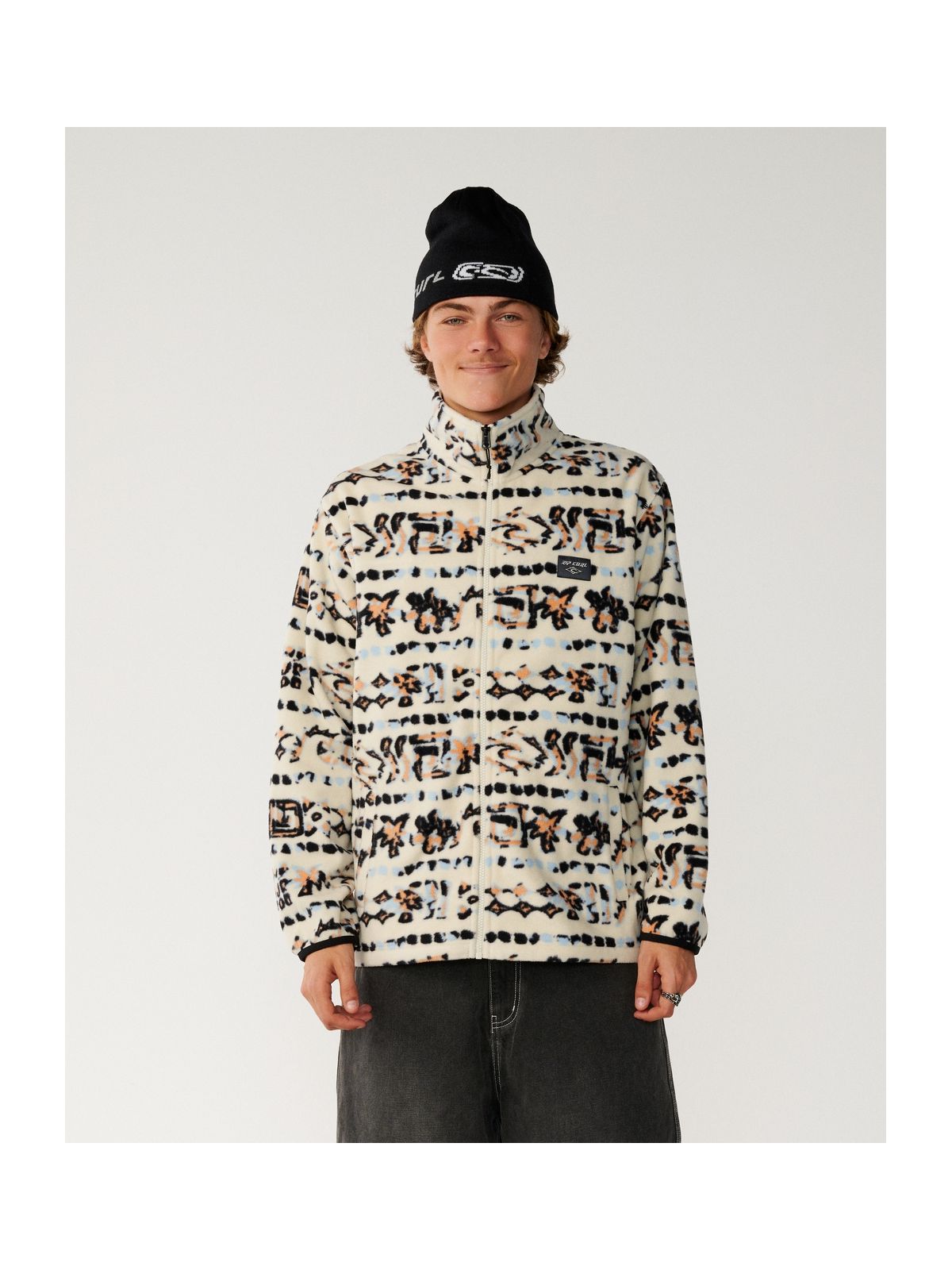 Polar męski RIP CURL Sessions Polar męski Fleece biały