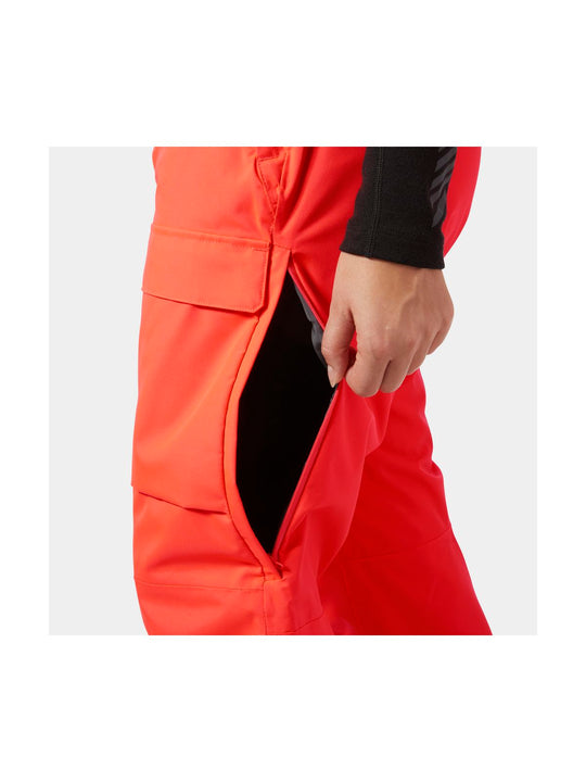 Spodnie narciarskie damskie HELLY HANSEN W SWITCH CARGO 2.0 PANT czerwone
