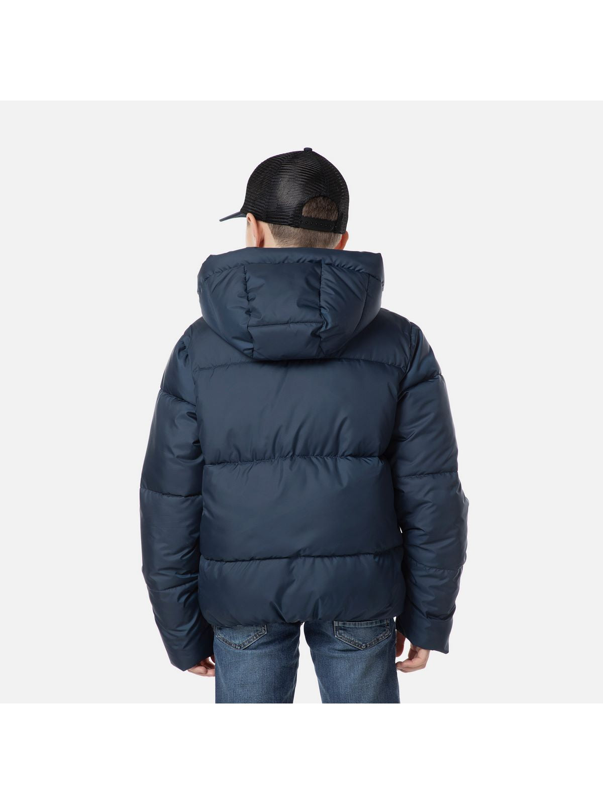 Kurtka chłopięca na zimę Rossignol Puffy Jkt granatowy - Adventure Sports