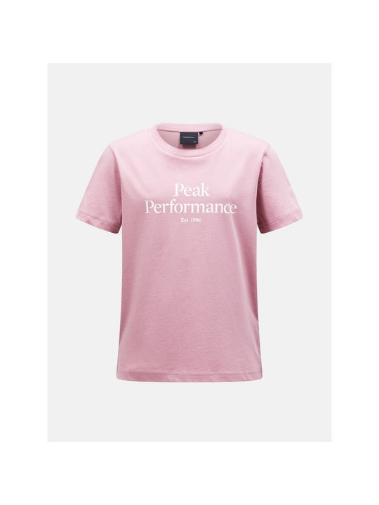 Koszulka Peak Performance Jr Original Tee brązowy - Adventure Sports
