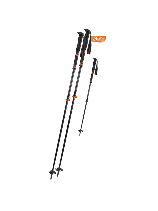 Kije skitourowe Komperdell Carbon C2 Ultralight orange - 110-140 - narciarskie - Adventure Sports
