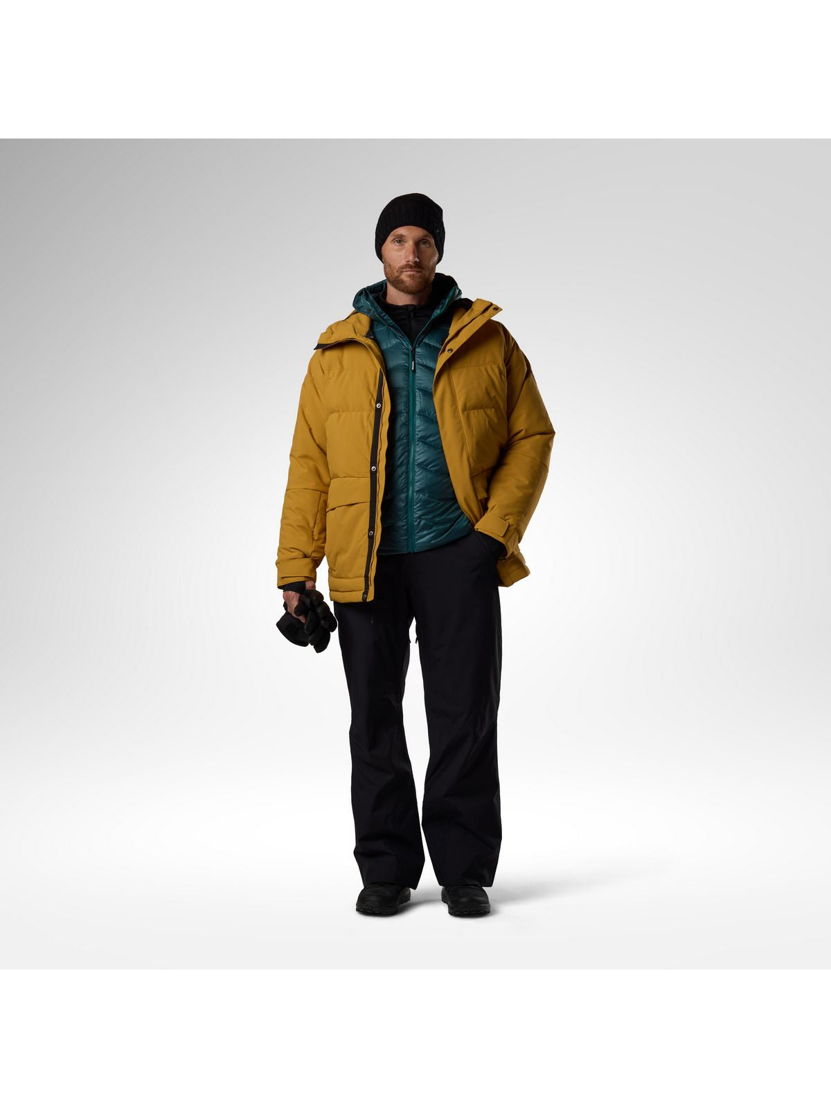 Kurtka puchowa męska ROSSIGNOL M Verok Down Hoodie Jacket zielona