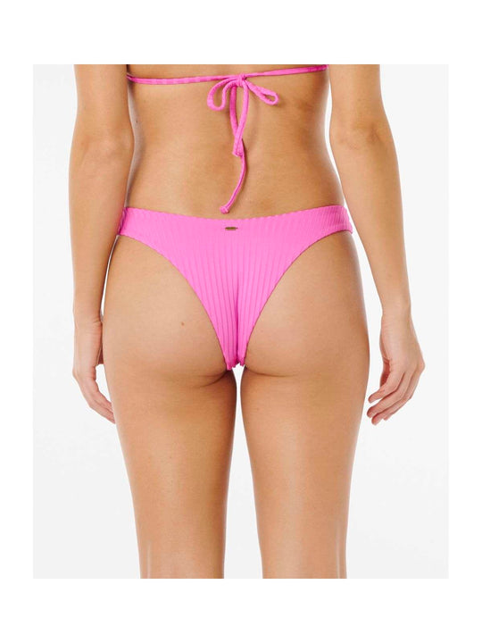 Dół od bikini damski RIP CURL Premium Surf Hi Leg Skimpy różowe
