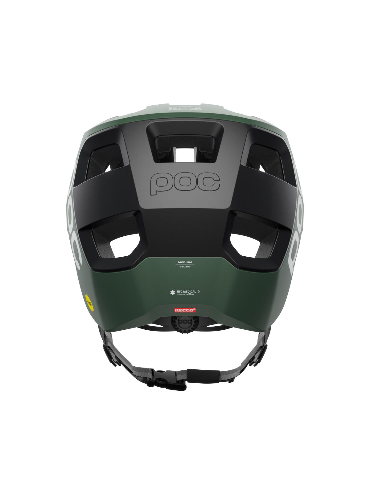 Kask rowerowy POC KORTAL RACE MIPS - zielono czarny - Adventure Sports