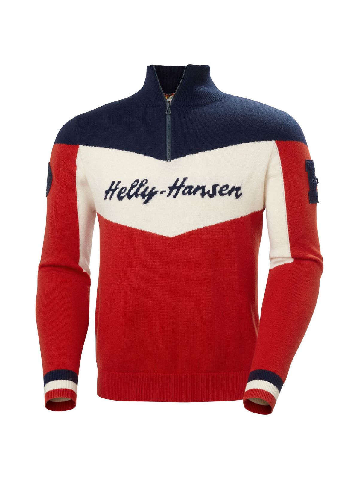 Sweter męski Helly Hansen Apres Knitted Sweater czerwony - Adventure Sports
