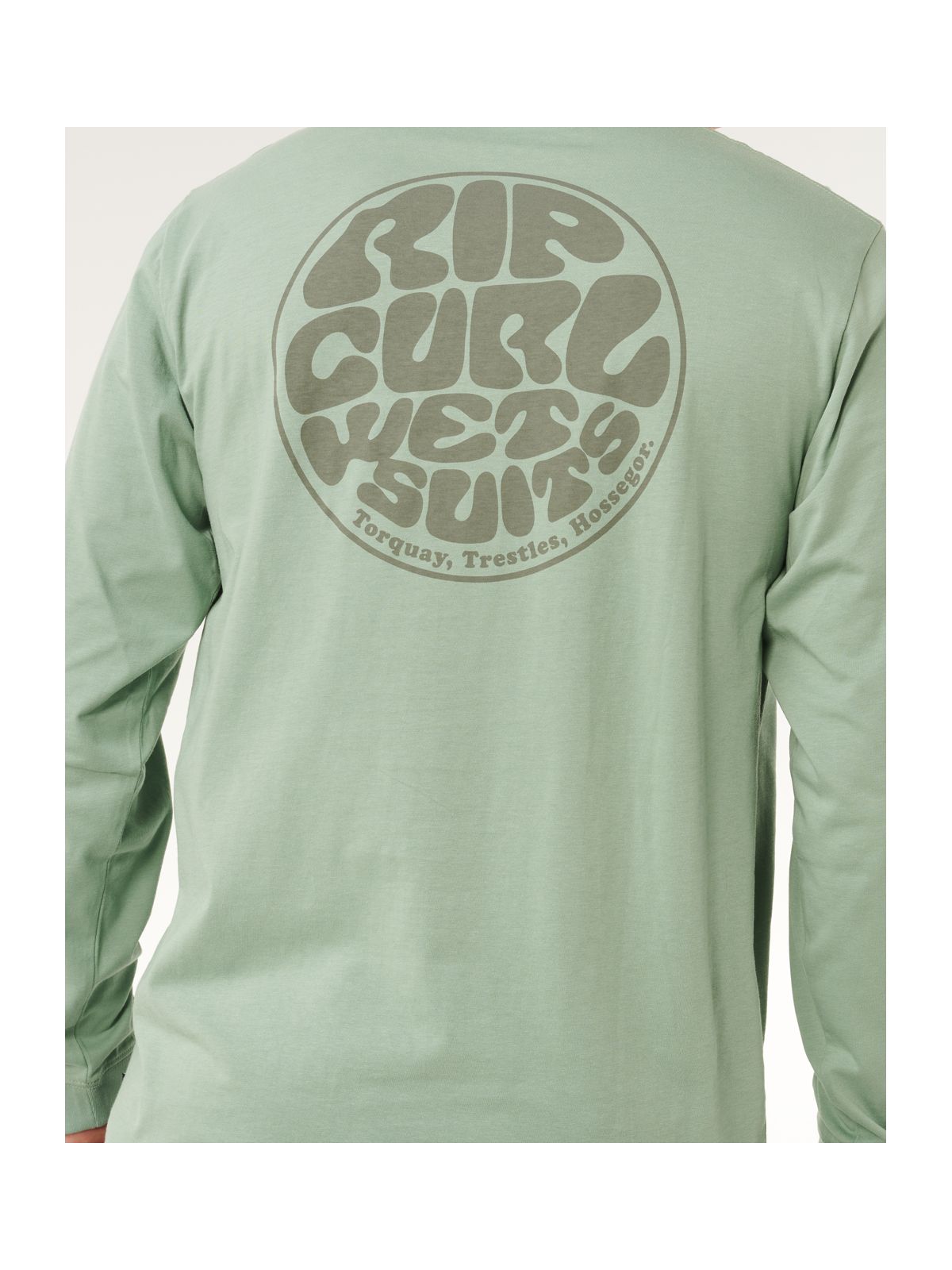 Koszulka męska RIP CURL Wetsuit Icon L/S zielona