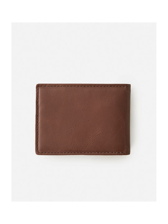Portfel skórzany RIP CURL Raw Energy Rfid Slim brązowy
