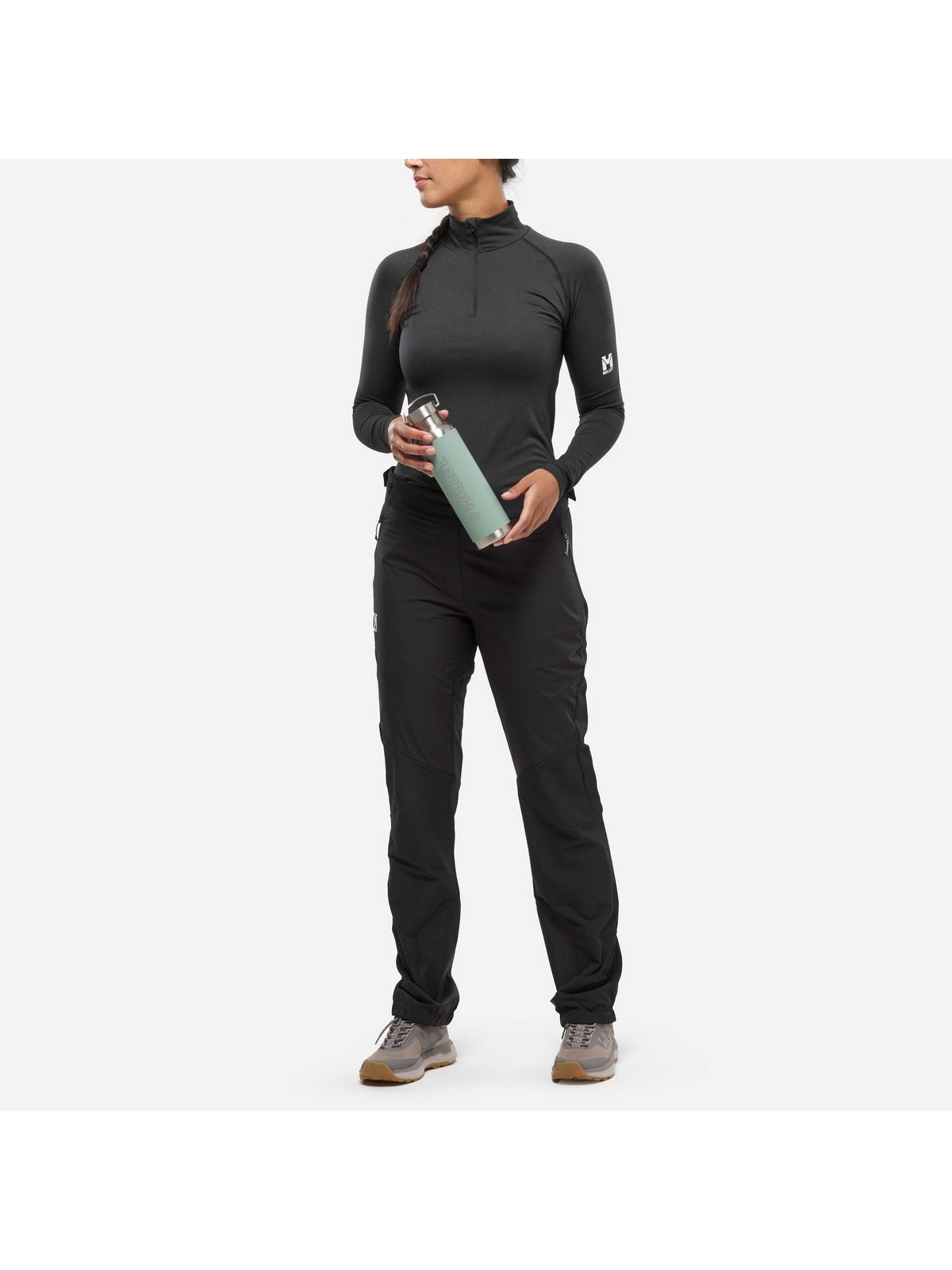 Bielizna damska MILLET Drynamic Soft Ls 1/2 Zip W czarna