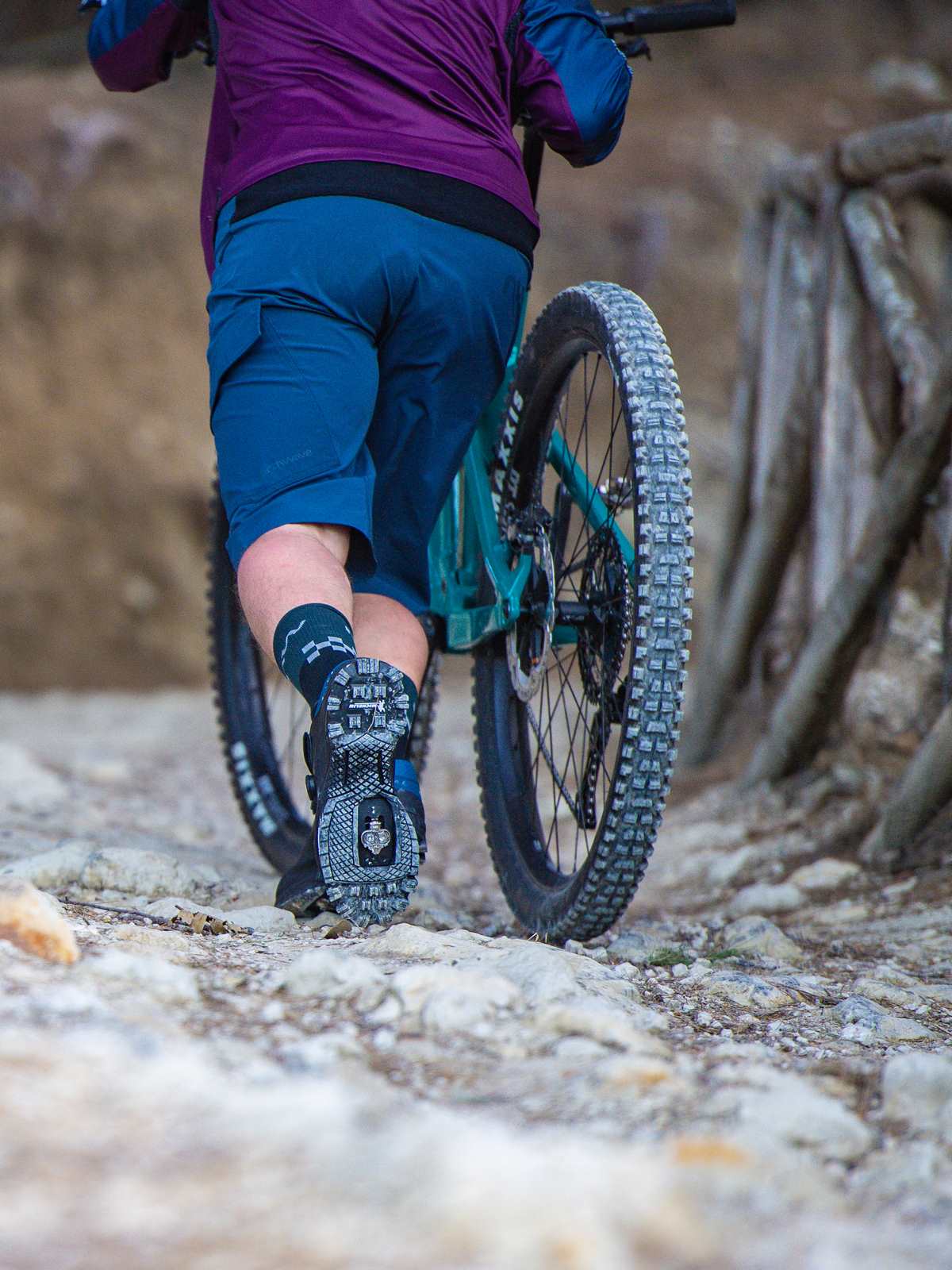 Spodenki rowerowe NORTHWAVE Edge Baggy niebieski - Adventure Sports