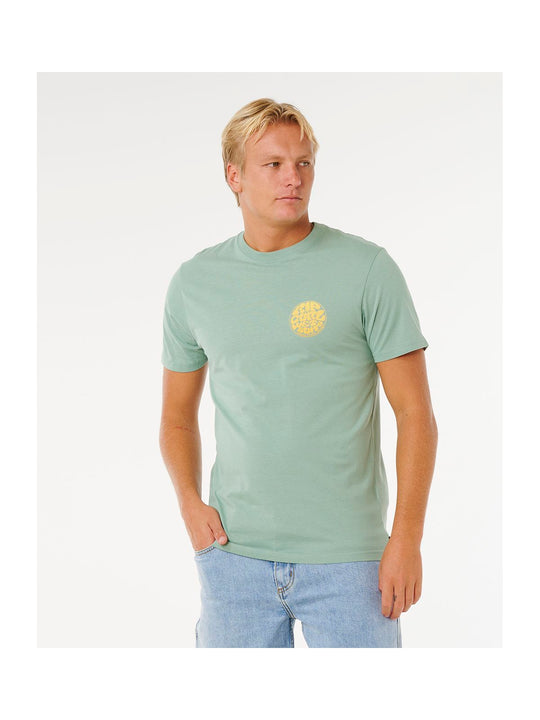 Koszulka męska RIP CURL Wettie Passage Icon Tee zielona
