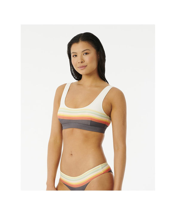 Top RIP CURL Surf Revival Crop kremowy
