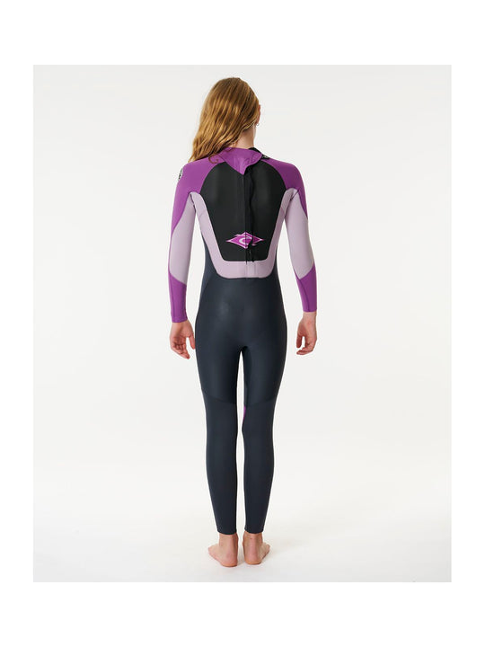 Pianka surfingowa dziewczęca RIP CURL Kids Omega 4/3Gb Bz fioletowy - Adventure Sports

