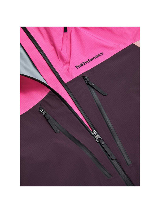 Kurtka na narty Peak Performance W Vertical Gore-Tex Pro J fioletowy - narciarska - Adventure Sports
