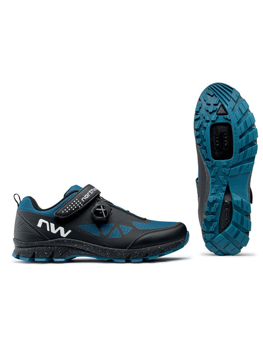 Buty rowerowe NORTHWAVE CORSAIR- czarny/niebieski - Adventure Sports
