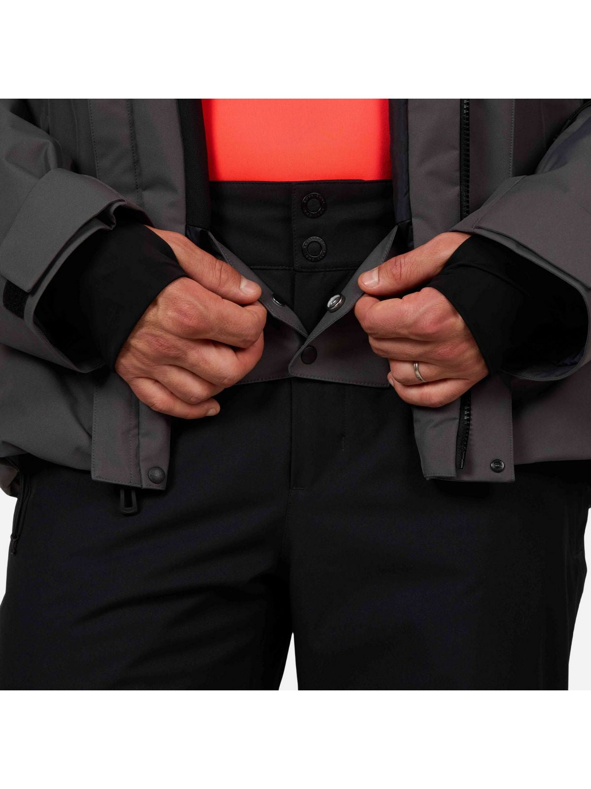 Kurtka narciarska męska ROSSIGNOL Hero Velika Insulated Jkt szara
