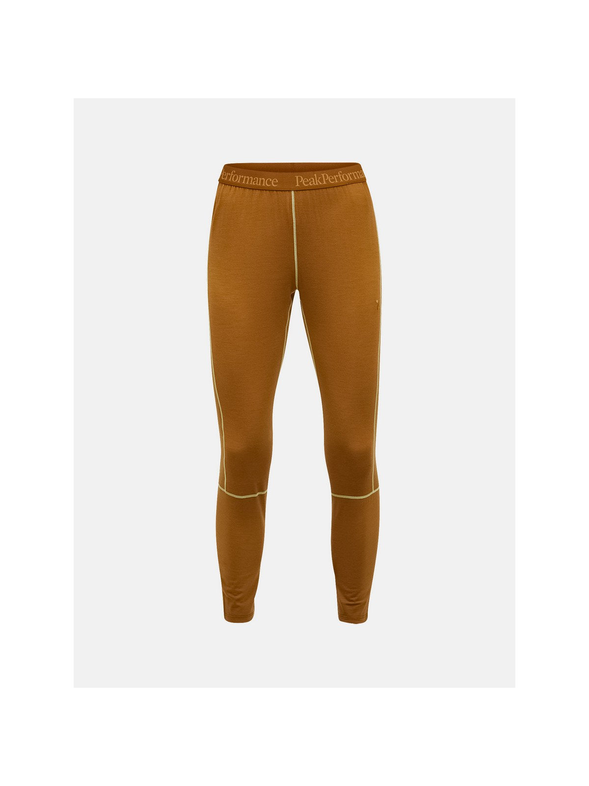 Spodnie Termiczne PEAK PERFORMANCE Magic 7/8 Long Johns Wool-blend Baselayer Women brązowy
