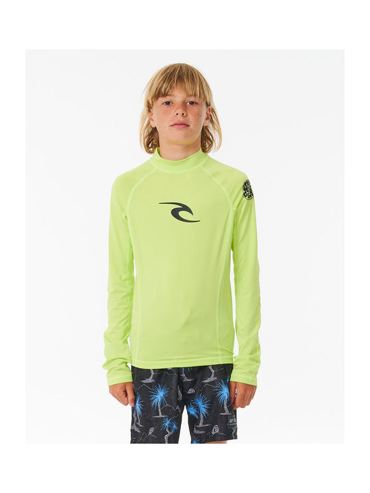 Lycra RIP CURL Brand Wave Upf L/S Boy żółty - Adventure Sports
