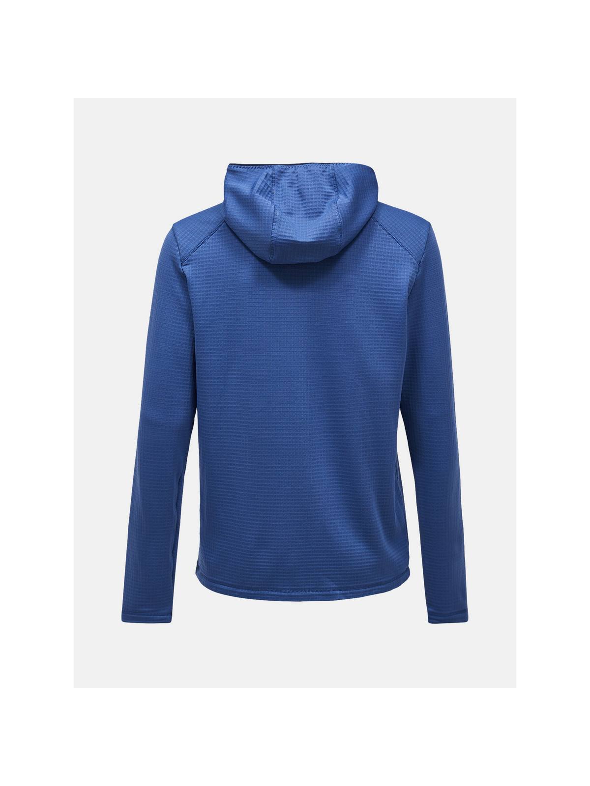 Bluza męska PEAK PERFORMANCE Trail Polartec Power Grid Zip Hood niebieska