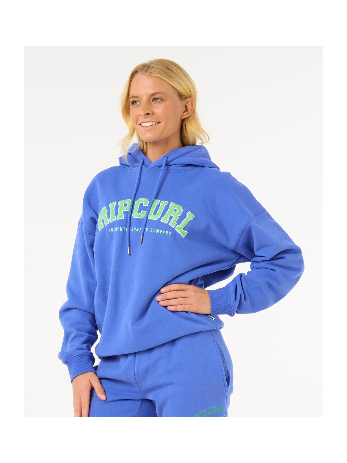 Bluza z kapturem RIP CURL Varsity Hoodie fioletowa