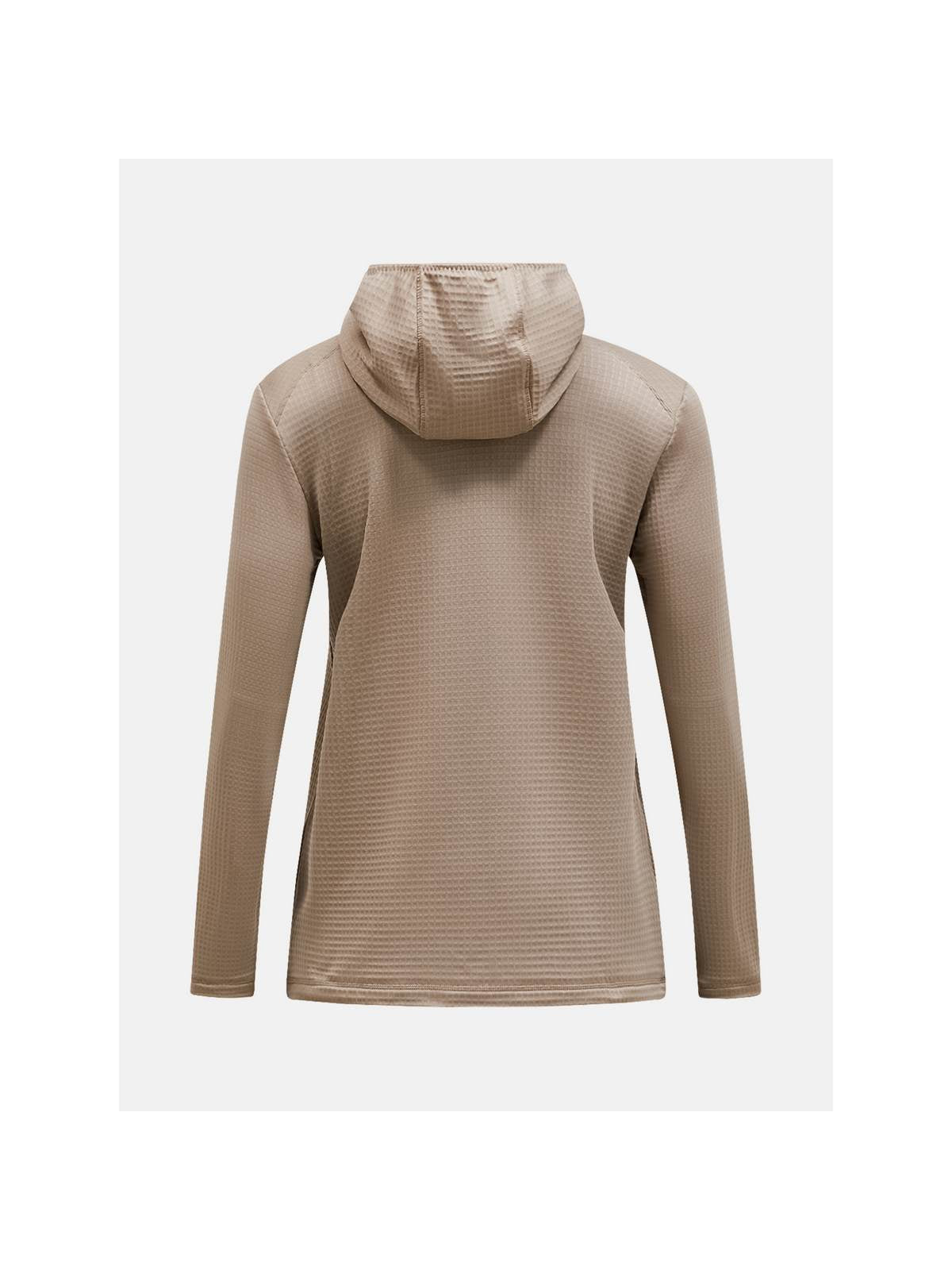 Bluza PEAK PERFORMANCE W Trail Polartec Zip Hood beżowy - Adventure Sports