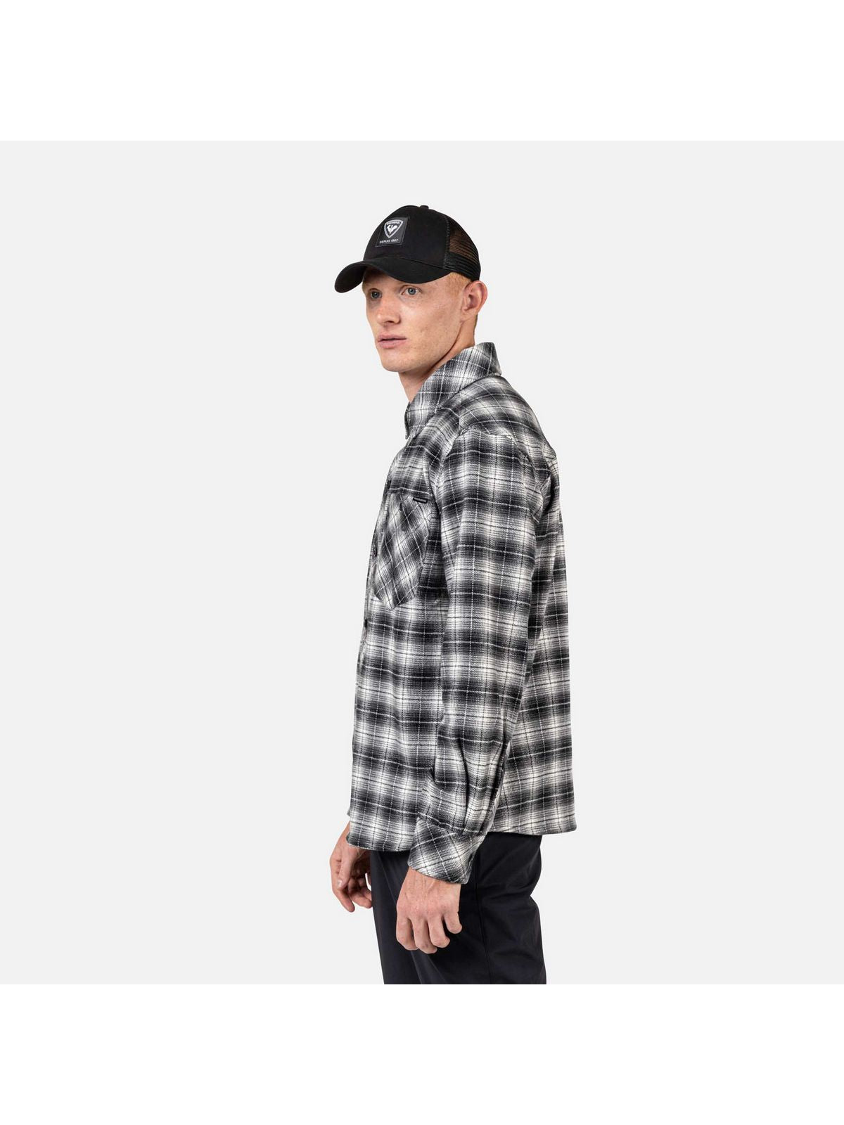 Koszula męska ROSSIGNOL RANCH PLAID SHIRT czarna