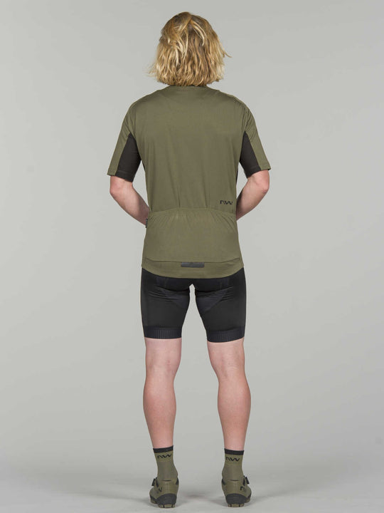Koszulka rowerowa NORTHWAVE Force 2 Jersey zielony - Adventure Sports
