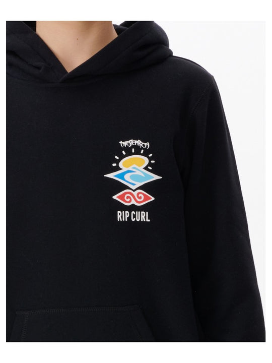 Bluza chłopięca RIP CURL Search Icon Hood -Boy czarny
