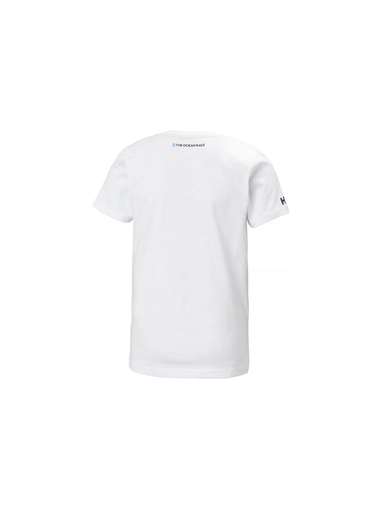 Koszulka dziecięca HELLY HANSEN Jr The Ocean Race T-Shirt biała
